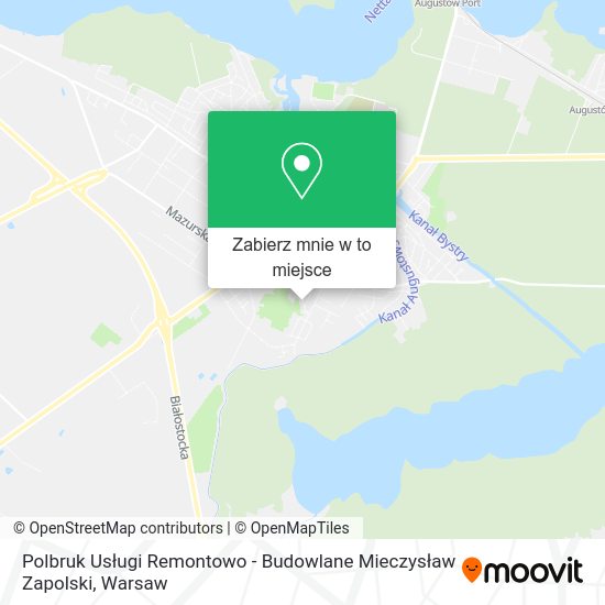 Mapa Polbruk Usługi Remontowo - Budowlane Mieczysław Zapolski