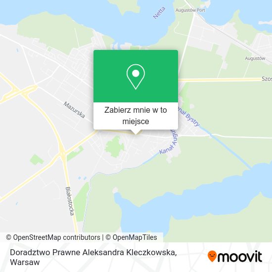 Mapa Doradztwo Prawne Aleksandra Kleczkowska