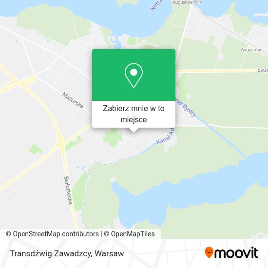 Mapa Transdźwig Zawadzcy