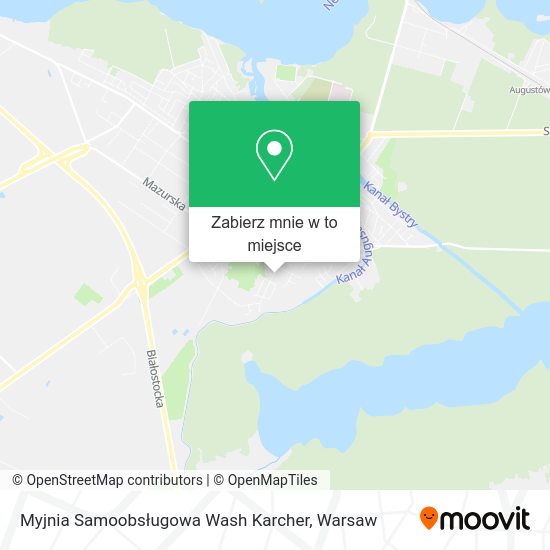 Mapa Myjnia Samoobsługowa Wash Karcher