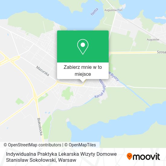 Mapa Indywidualna Praktyka Lekarska Wizyty Domowe Stanisław Sokołowski