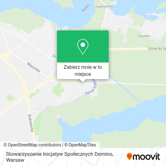 Mapa Stowarzyszenie Inicjatyw Społecznych Domino