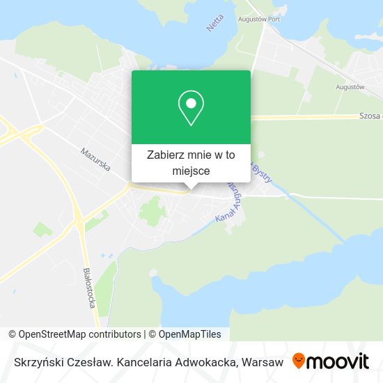 Mapa Skrzyński Czesław. Kancelaria Adwokacka