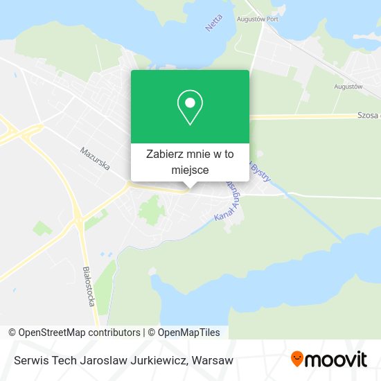 Mapa Serwis Tech Jaroslaw Jurkiewicz