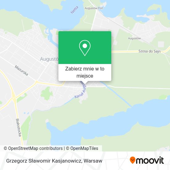 Mapa Grzegorz Sławomir Kasjanowicz