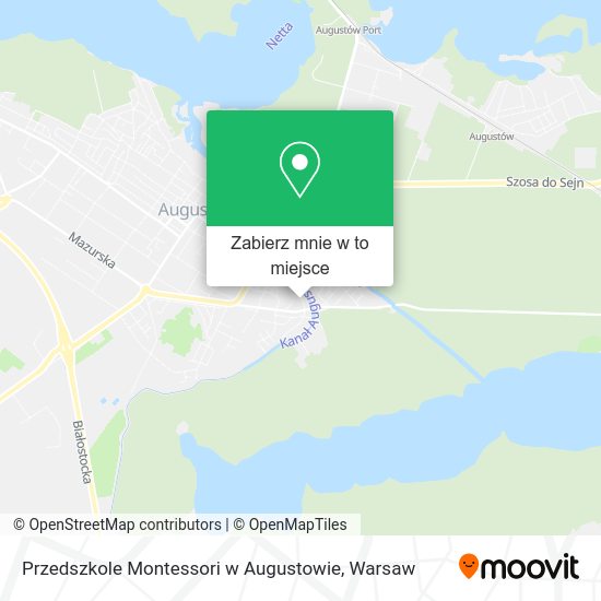 Mapa Przedszkole Montessori w Augustowie