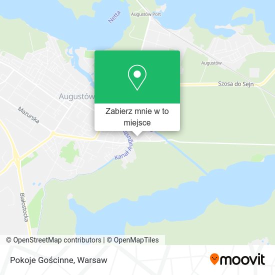 Mapa Pokoje Gościnne