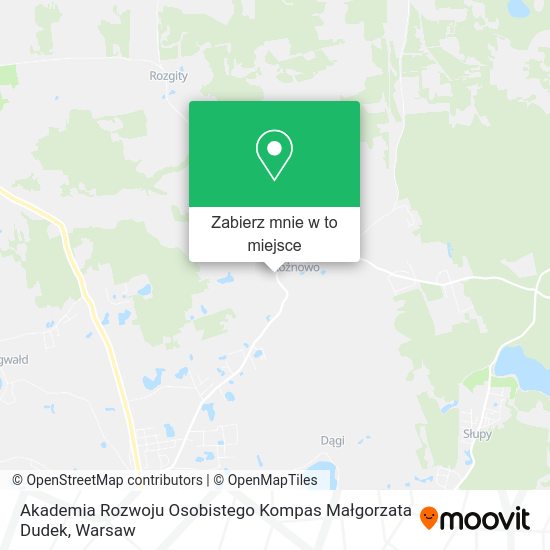 Mapa Akademia Rozwoju Osobistego Kompas Małgorzata Dudek