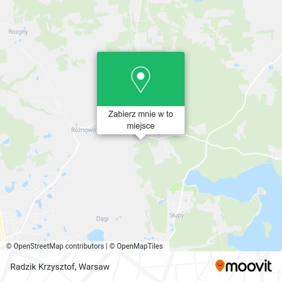 Mapa Radzik Krzysztof