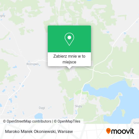 Mapa Maroko Marek Okoniewski