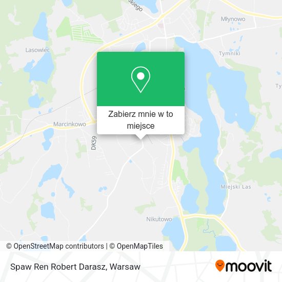 Mapa Spaw Ren Robert Darasz