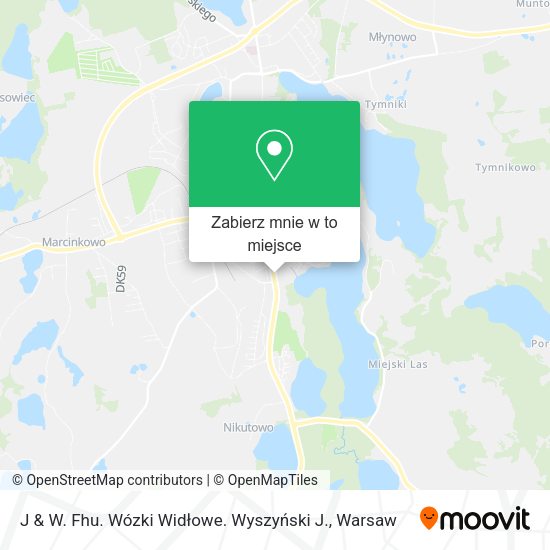 Mapa J & W. Fhu. Wózki Widłowe. Wyszyński J.