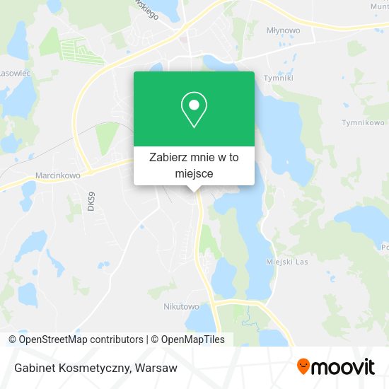 Mapa Gabinet Kosmetyczny