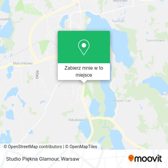 Mapa Studio Piękna Glamour