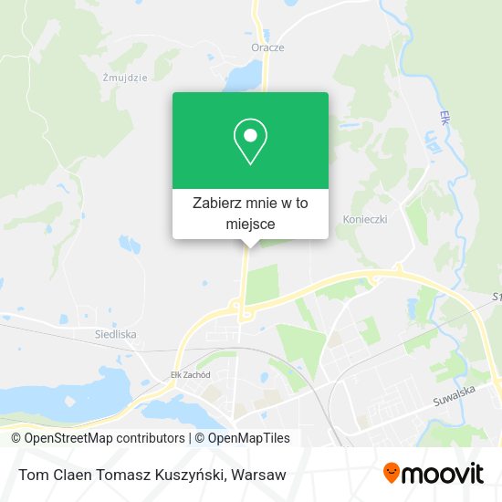 Mapa Tom Claen Tomasz Kuszyński