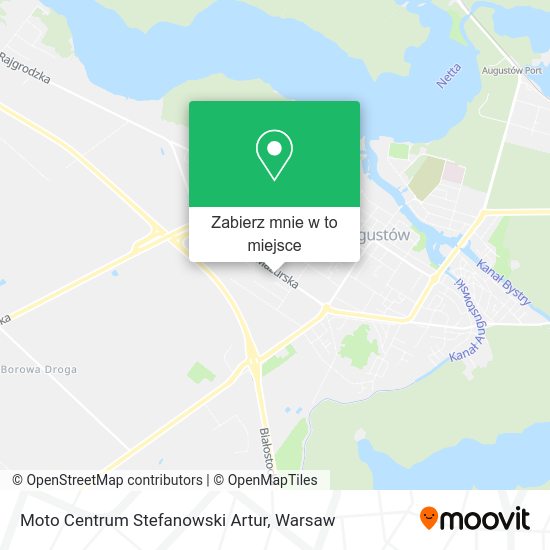 Mapa Moto Centrum Stefanowski Artur