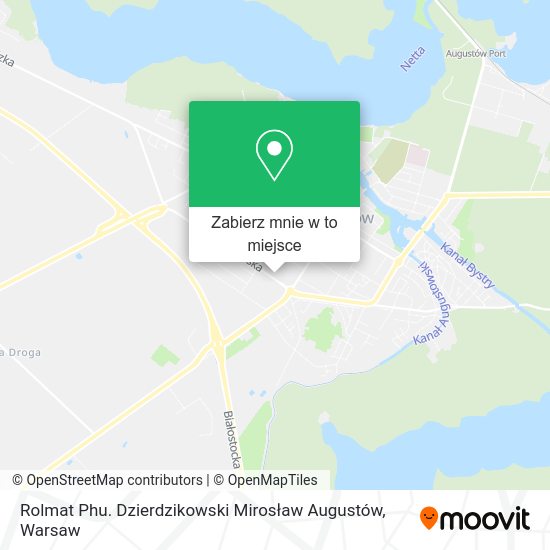 Mapa Rolmat Phu. Dzierdzikowski Mirosław Augustów