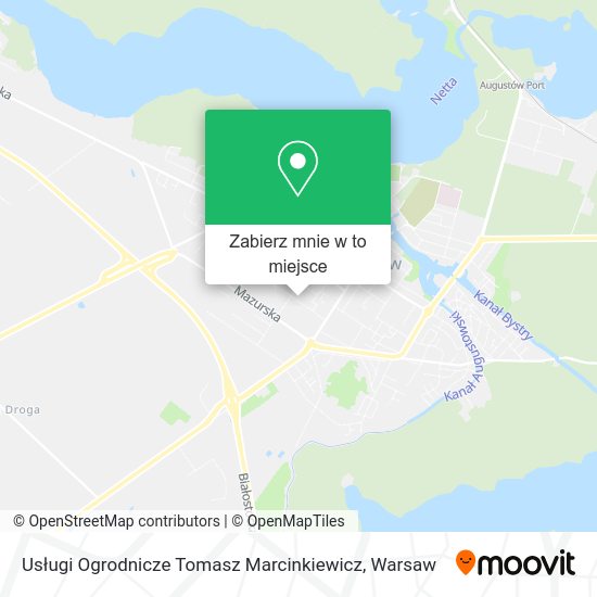 Mapa Usługi Ogrodnicze Tomasz Marcinkiewicz