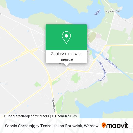 Mapa Serwis Sprzątający Tęcza Halina Borowiak