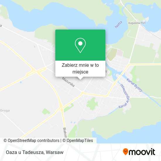 Mapa Oaza u Tadeusza