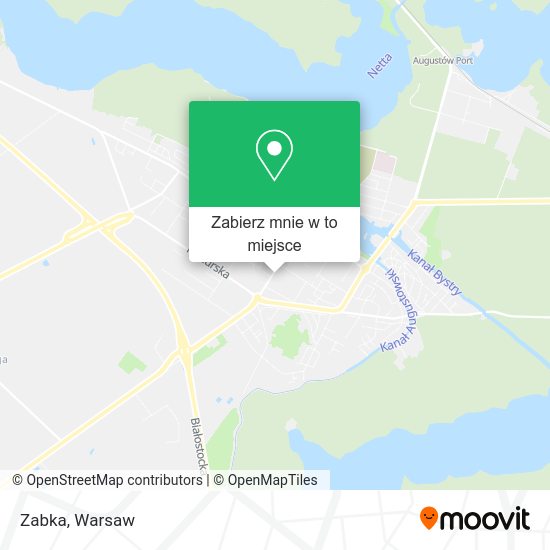 Mapa Zabka