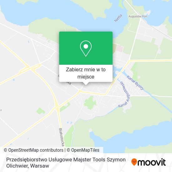 Mapa Przedsiębiorstwo Usługowe Majster Tools Szymon Olichwier