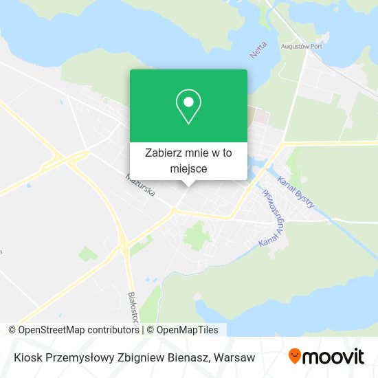 Mapa Kiosk Przemysłowy Zbigniew Bienasz