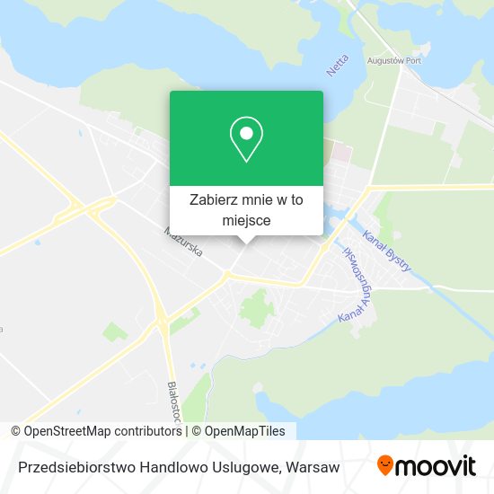 Mapa Przedsiebiorstwo Handlowo Uslugowe