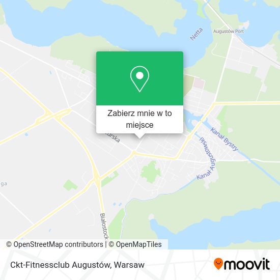 Mapa Ckt-Fitnessclub Augustów