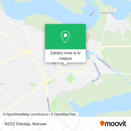 Mapa NZOZ Eskulap