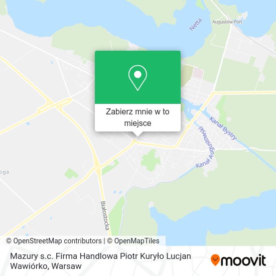 Mapa Mazury s.c. Firma Handlowa Piotr Kuryło Lucjan Wawiórko