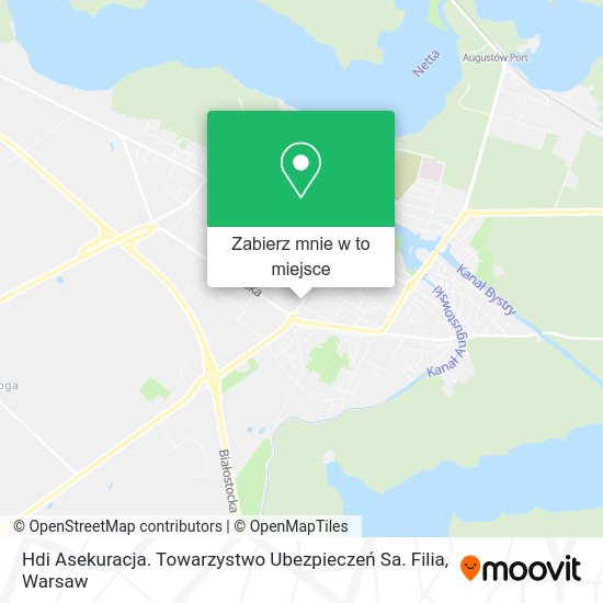 Mapa Hdi Asekuracja. Towarzystwo Ubezpieczeń Sa. Filia