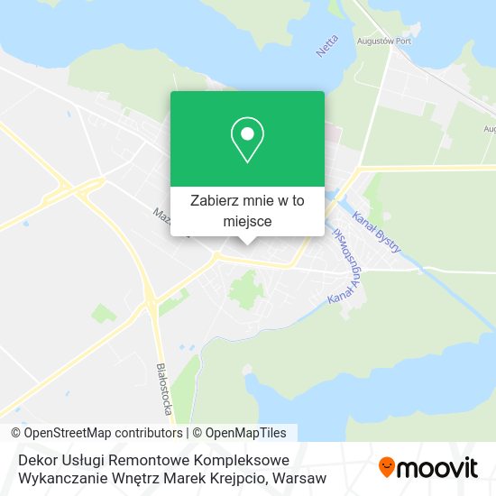 Mapa Dekor Usługi Remontowe Kompleksowe Wykanczanie Wnętrz Marek Krejpcio