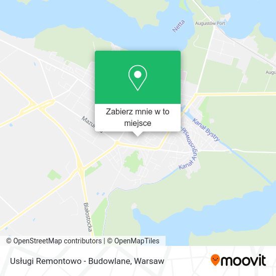 Mapa Usługi Remontowo - Budowlane