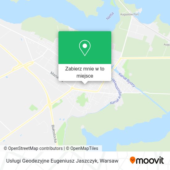 Mapa Usługi Geodezyjne Eugeniusz Jaszczyk