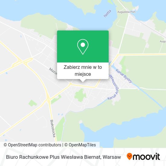 Mapa Biuro Rachunkowe Plus Wiesława Biernat