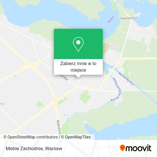 Mapa Meble Zachodnie