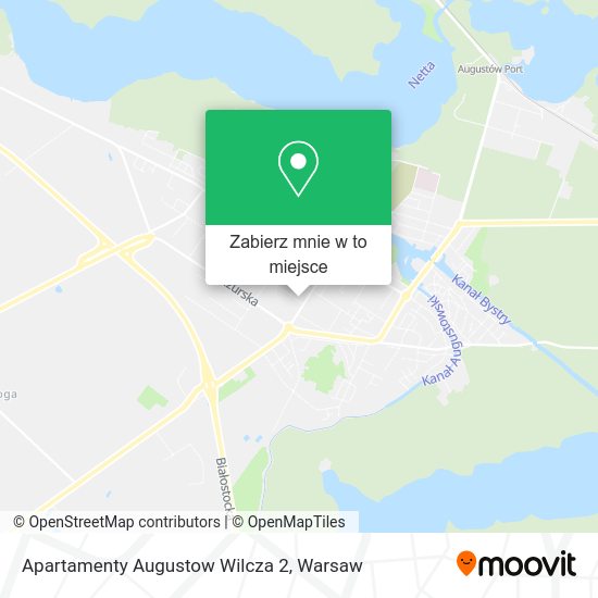 Mapa Apartamenty Augustow Wilcza 2