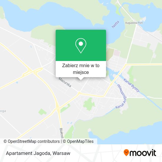 Mapa Apartament Jagoda