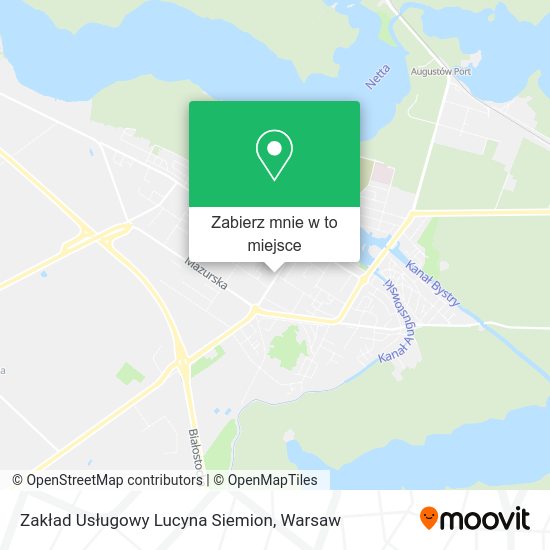 Mapa Zakład Usługowy Lucyna Siemion