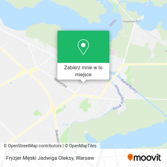 Mapa Fryzjer Męski Jadwiga Oleksy