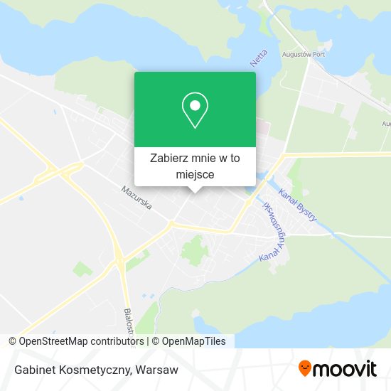 Mapa Gabinet Kosmetyczny