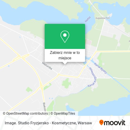 Mapa Image. Studio Fryzjersko - Kosmetyczne