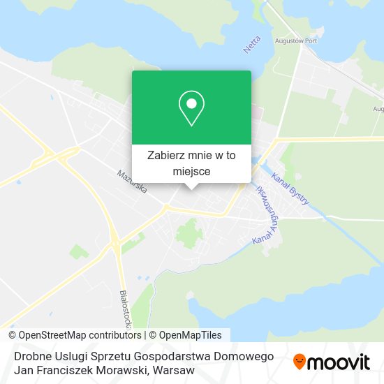 Mapa Drobne Uslugi Sprzetu Gospodarstwa Domowego Jan Franciszek Morawski