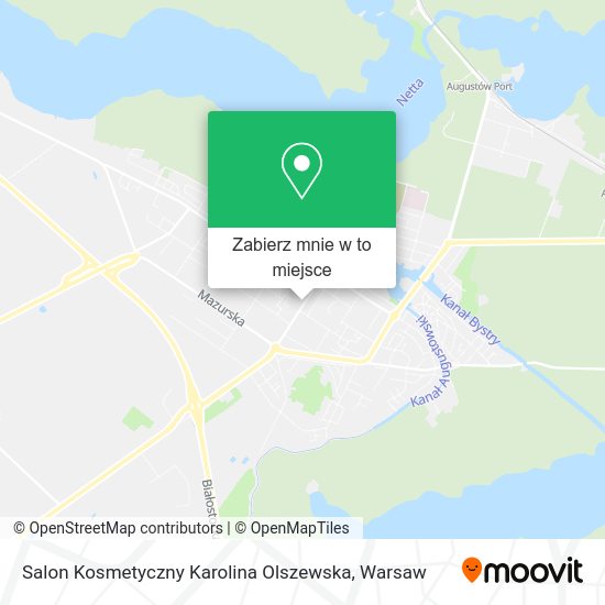 Mapa Salon Kosmetyczny Karolina Olszewska