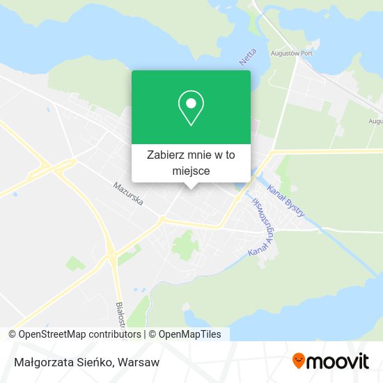 Mapa Małgorzata Sieńko