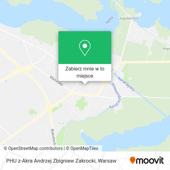 Mapa PHU z-Akra Andrzej Zbigniew Zakrocki