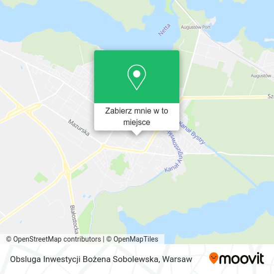 Mapa Obsluga Inwestycji Bożena Sobolewska