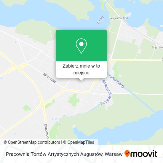 Mapa Pracownia Tortów Artystycznych Augustów