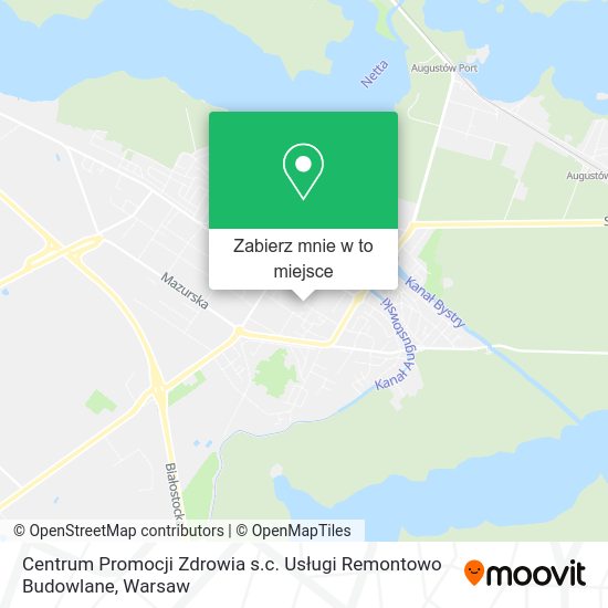 Mapa Centrum Promocji Zdrowia s.c. Usługi Remontowo Budowlane